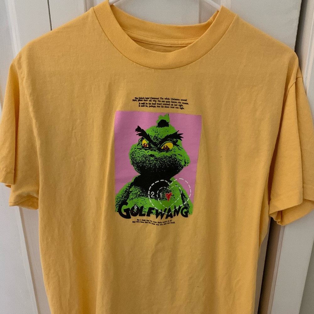 Barely worn Golf Wang limited edition Grinch Tee